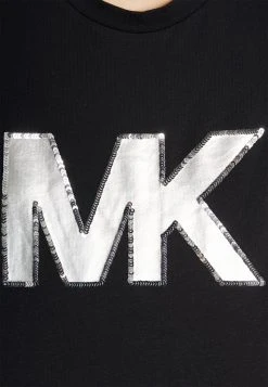 MICHAEL Michael Kors Damen SEQN LOGO TEE - T-Shirt Print - Black 15 MICHAEL Michael Kors Damen SEQN LOGO TEE - T-Shirt Print - Black -MICHAEL Michael Kors Geschäft 4a1939460bdd4231b961f7e6eb7d938a