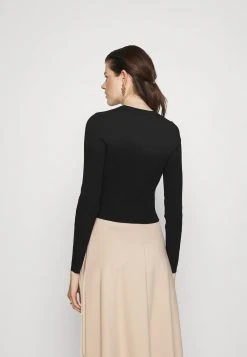 MICHAEL Michael Kors Damen TAPE CREW - Strickpullover - Black -MICHAEL Michael Kors Geschäft 4cd0be054a68443fa9a702cb4979424b