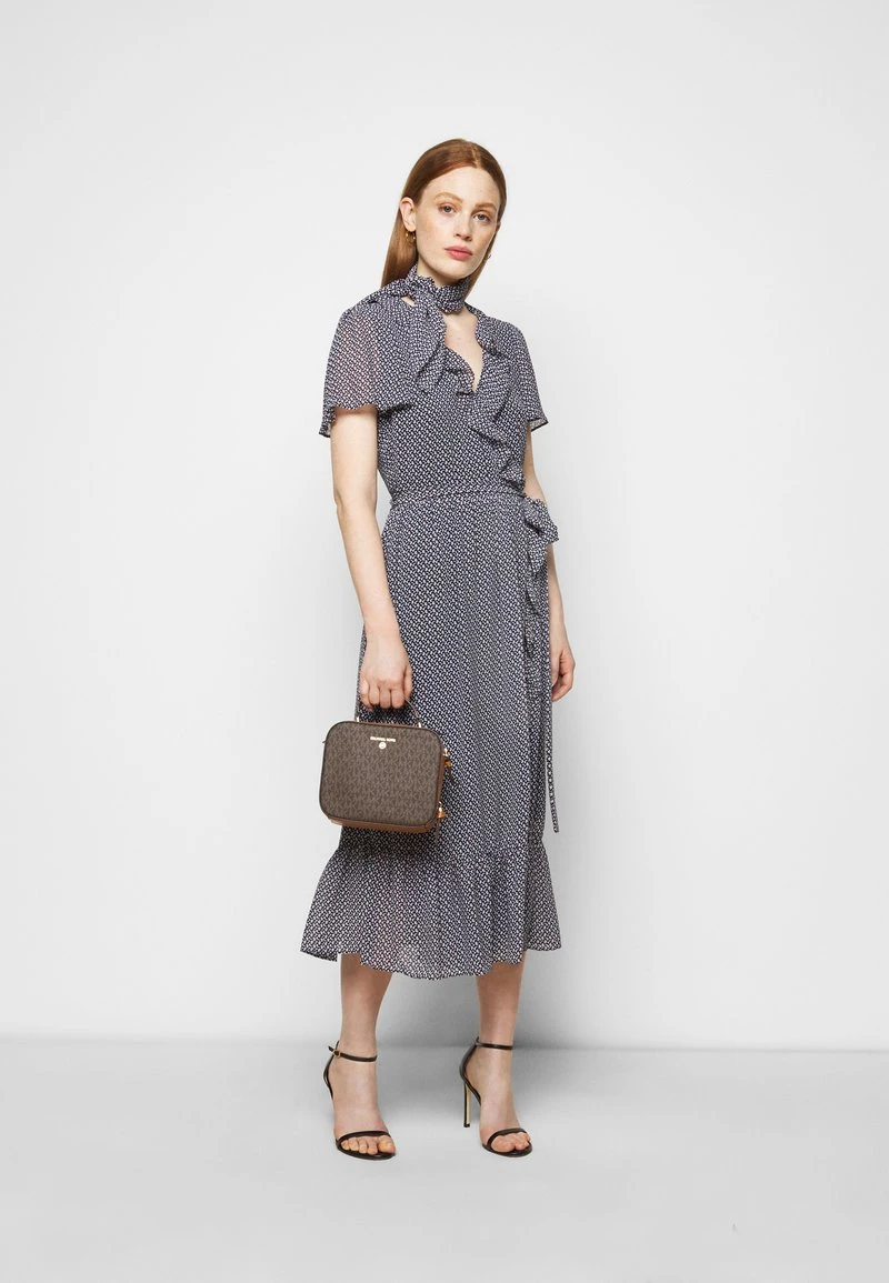 MICHAEL Michael Kors Damen PRINTED MIDI DRESS - Freizeitkleid - Blue 4 MICHAEL Michael Kors Damen PRINTED MIDI DRESS - Freizeitkleid - Blue – Bild 2