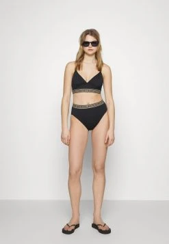 MICHAEL Michael Kors Damen LOGO ELASTIC SPORTY BRALETTE - Bikini-Top - Black 9 MICHAEL Michael Kors Damen LOGO ELASTIC SPORTY BRALETTE - Bikini-Top - Black -MICHAEL Michael Kors Geschäft 51a1825b65714c278cc281d498de3ea2