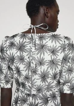 MICHAEL Michael Kors Damen LAWN MINI DRESS - Freizeitkleid - White/black -MICHAEL Michael Kors Geschäft 530bc8bd18424942bb87e0eee422e9c2