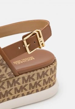 MICHAEL Michael Kors Damen PRESLEY - Plateausandalette - Beige/ebony -MICHAEL Michael Kors Geschäft 5364e347402e429d9d5b57557706f46f