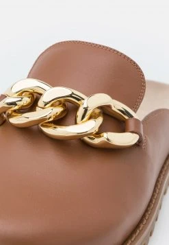 MICHAEL Michael Kors Damen SCARLETT MULE - Pantolette Flach - Luggage -MICHAEL Michael Kors Geschäft 60ab1d8891b64f65a89974779b5f110e