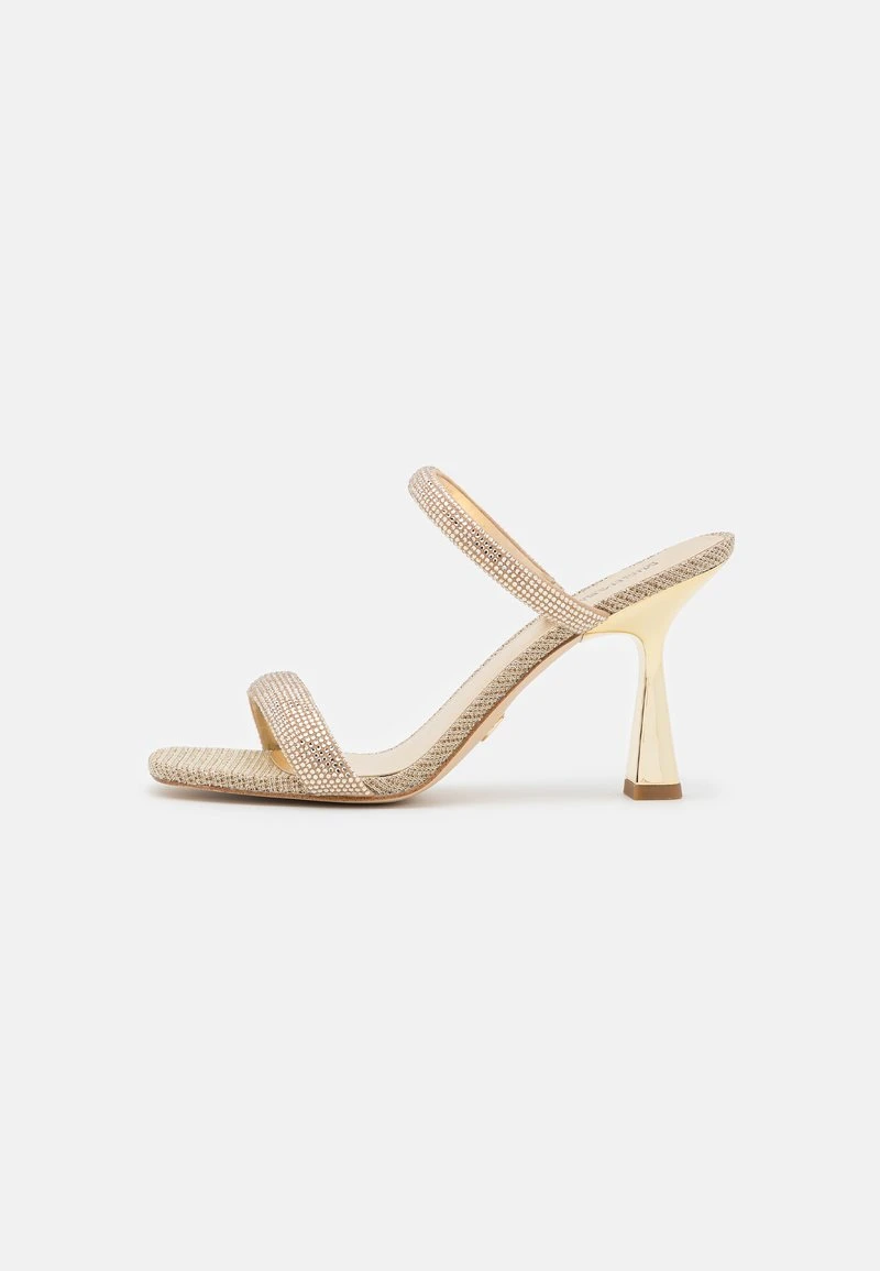 MICHAEL Michael Kors Damen CLARA - Pantolette Hoch - Pale Gold 4 MICHAEL Michael Kors Damen CLARA - Pantolette Hoch - Pale Gold – Bild 2