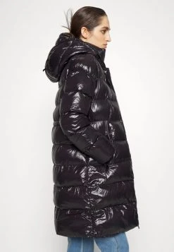 MICHAEL Michael Kors Damen DETAIL COAT WITH HORIZONTAL QUILTING ZIPPER - Wintermantel - Black -MICHAEL Michael Kors Geschäft 6372a50e08064fdfbe447aea137c2210