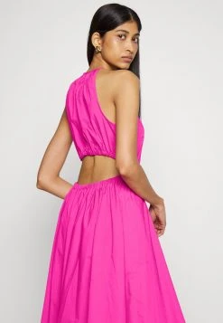 MICHAEL Michael Kors Damen HALTER MIDI DRESS - Freizeitkleid - Cerise 12 MICHAEL Michael Kors Damen HALTER MIDI DRESS - Freizeitkleid - Cerise -MICHAEL Michael Kors Geschäft 65949d24334b47ee88b745780c1ae330