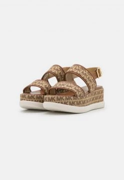 MICHAEL Michael Kors Damen PRESLEY - Plateausandalette - Beige/ebony -MICHAEL Michael Kors Geschäft 672885a73a254fad880fbd103d63b37e