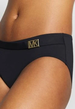MICHAEL Michael Kors Damen LOGO SOLIDS BELTED - Bikini-Hose - Black -MICHAEL Michael Kors Geschäft 675c10cbbfca4a45b94ac9f7d4b755df