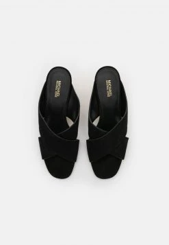 MICHAEL Michael Kors Damen PORTER MULE - Pantolette Hoch - Black -MICHAEL Michael Kors Geschäft 696f8582631b4bcba27cc4138be02d1e