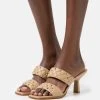 MICHAEL Michael Kors Damen AMELIA MULE - Pantolette Hoch - Camel