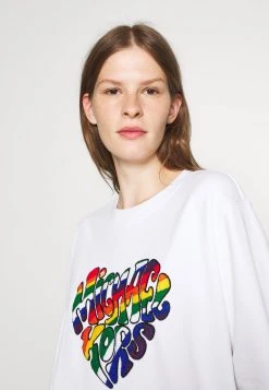 MICHAEL Michael Kors Damen RAINBOW - Sweatshirt - White -MICHAEL Michael Kors Geschäft 699f057ae8034f6aaf305bd6ef2cd3f5