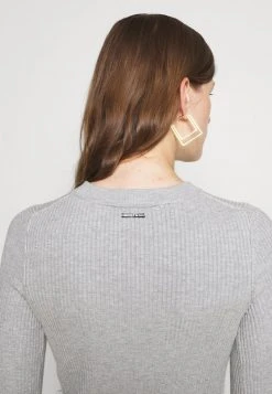 MICHAEL Michael Kors Damen TAPE CREW - Strickpullover - Pearl Heather -MICHAEL Michael Kors Geschäft 6bd7cdb2a73a4841be4905a7c4ad48e1