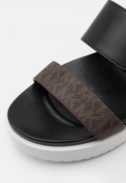 MICHAEL Michael Kors Damen BO SLIDE - Pantolette Flach - Black -MICHAEL Michael Kors Geschäft 6bed9ff8e7164930a7fd430f4a299287