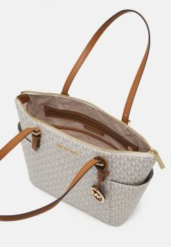 MICHAEL Michael Kors Damen JET SET ITEM TOTE - Handtasche - Vanilla/acrn 8 MICHAEL Michael Kors Damen JET SET ITEM TOTE - Handtasche - Vanilla/acrn -MICHAEL Michael Kors Geschäft 6d5c24b5250f4a17bf89bba8c7696ed5
