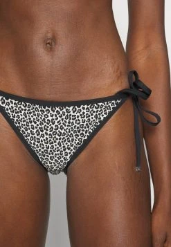MICHAEL Michael Kors Damen MINI LEOPARD SIDE TIE BOTTOM - Bikini-Hose - Black -MICHAEL Michael Kors Geschäft 6e76adc5ff4841e7a51e3cb30df4631d