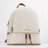 MICHAEL Michael Kors Damen RHEA ZIP BACK PACK - Tagesrucksack - Vanilla