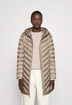 MICHAEL Michael Kors Damen LONG PACKABLE PUFFER - Daunenmantel - Taupe