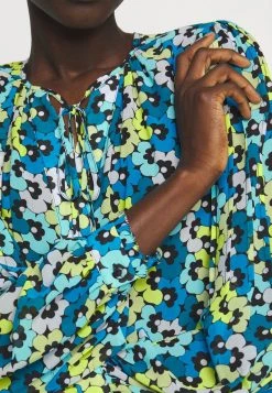 MICHAEL Michael Kors Damen FLORAL TIE - Bluse - Limeade -MICHAEL Michael Kors Geschäft 71a35206abc1446e8054cbbfd4f39b55