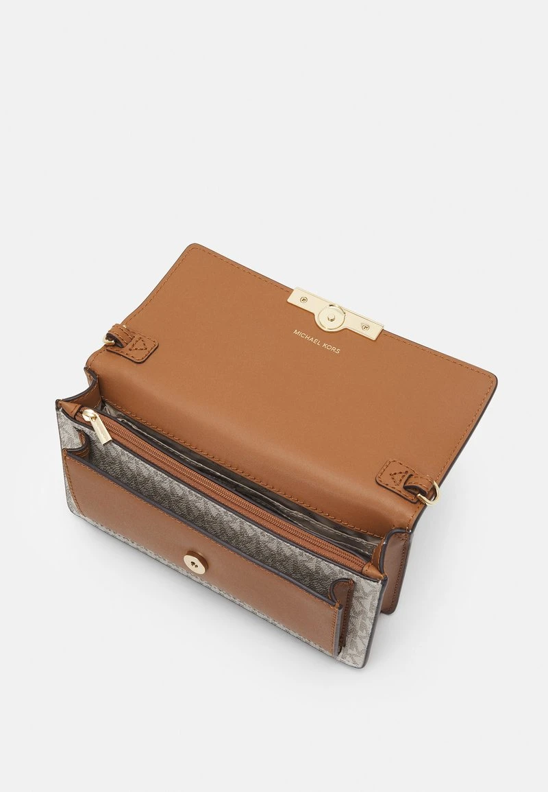 MICHAEL Michael Kors Damen JADE XS ON XBODY - Umhängetasche - White/brown 5 MICHAEL Michael Kors Damen JADE XS ON XBODY - Umhängetasche - White/brown – Bild 3