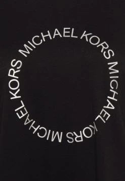 MICHAEL Michael Kors Damen BUNGEE LOGO TEE - T-Shirt Print - Black -MICHAEL Michael Kors Geschäft 7358d330773c40db8e212692a099e60d