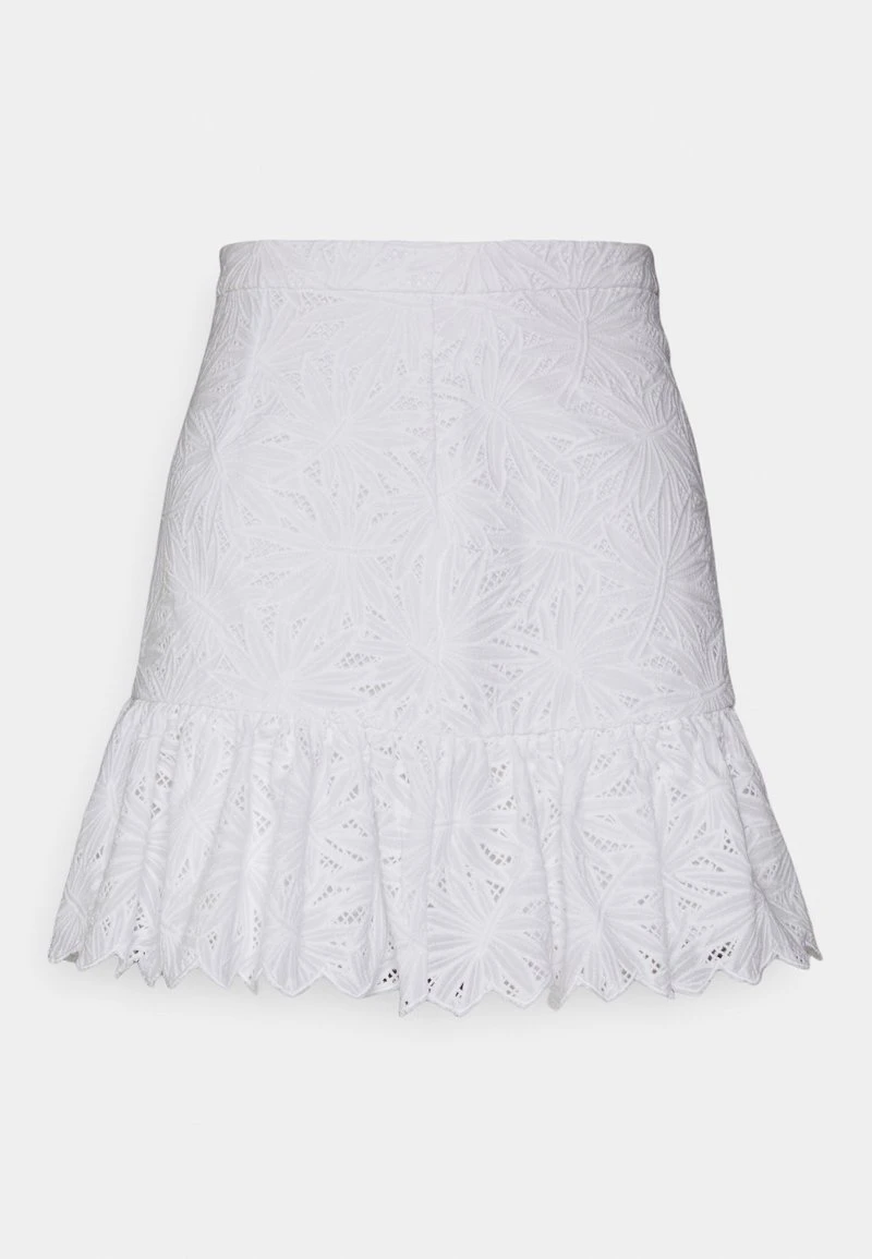MICHAEL Michael Kors Damen PALM EYLT SKIRT - Minirock - White 7 MICHAEL Michael Kors Damen PALM EYLT SKIRT - Minirock - White – Bild 5