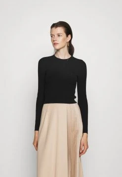 MICHAEL Michael Kors Damen TAPE CREW - Strickpullover - Black