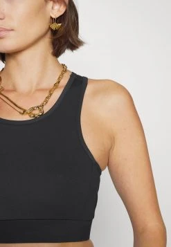 MICHAEL Michael Kors Damen SOLID BRA - Top - Black -MICHAEL Michael Kors Geschäft 744dda1378474bb1846649c53fcee404