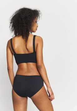 MICHAEL Michael Kors Damen LOGO SOLIDS BRALETTE - Bikini-Top - Black -MICHAEL Michael Kors Geschäft 7516e6a8f70f4f4d9b33f349eb3801ae