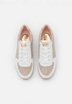 MICHAEL Michael Kors Damen MONIQUE TRAINER - Sneaker Low - White/gold -MICHAEL Michael Kors Geschäft 7524f83f4c0c435590602990b2f0f179
