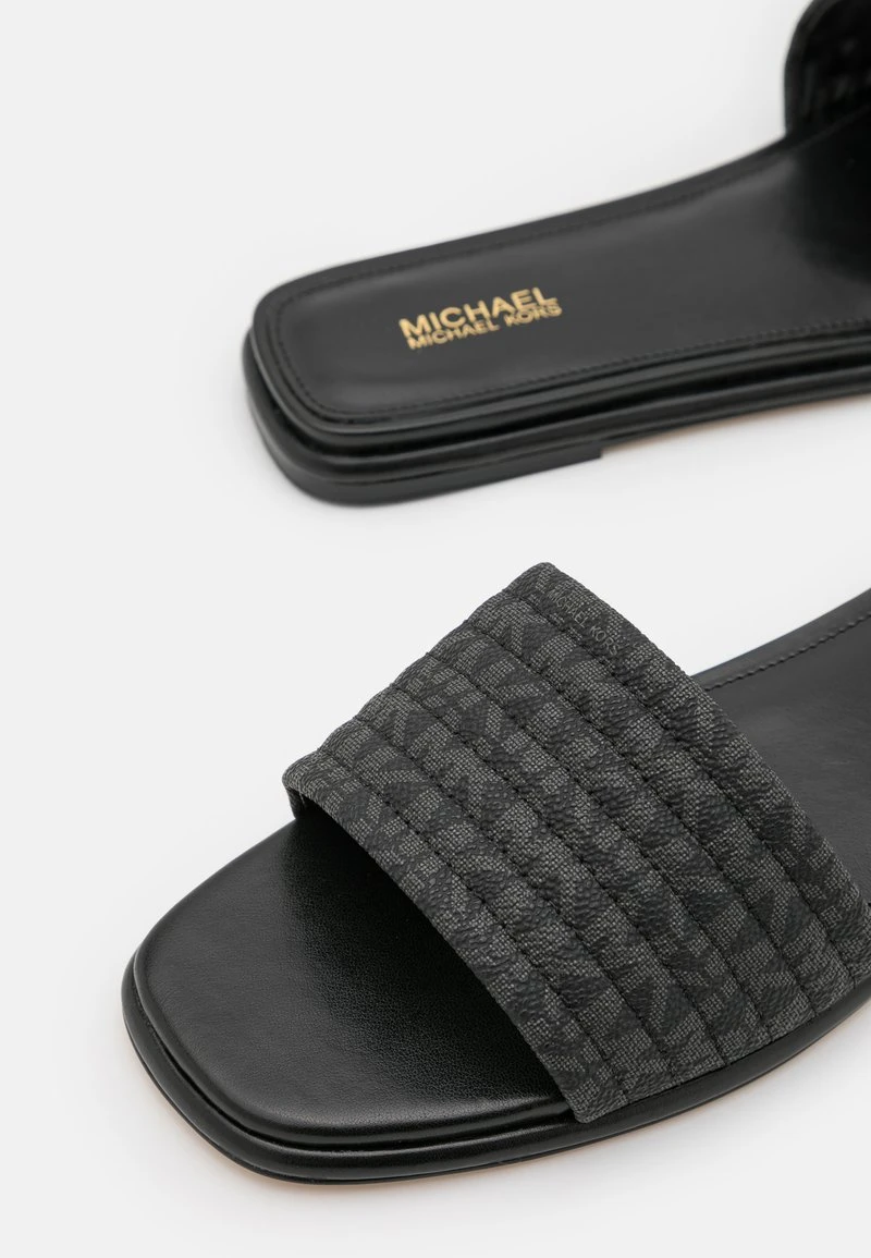 MICHAEL Michael Kors Damen SADLER SLIDE - Pantolette Flach - Black 9 MICHAEL Michael Kors Damen SADLER SLIDE - Pantolette Flach - Black – Bild 7