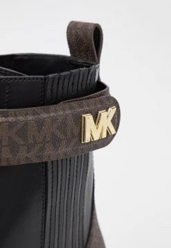 MICHAEL Michael Kors Damen STARK BOOTIE - Schnürstiefelette - Black/brown -MICHAEL Michael Kors Geschäft 76d54f4f18f748c790a10a633957132e