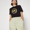 MICHAEL Michael Kors Damen TEE - T-Shirt Print - Black -MICHAEL Michael Kors Geschäft 776a61a9f1d54bd0a7414323593f773c