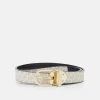 MICHAEL Michael Kors Damen REVERSIBLE BELT - Gürtel - Navy/gold-coloured