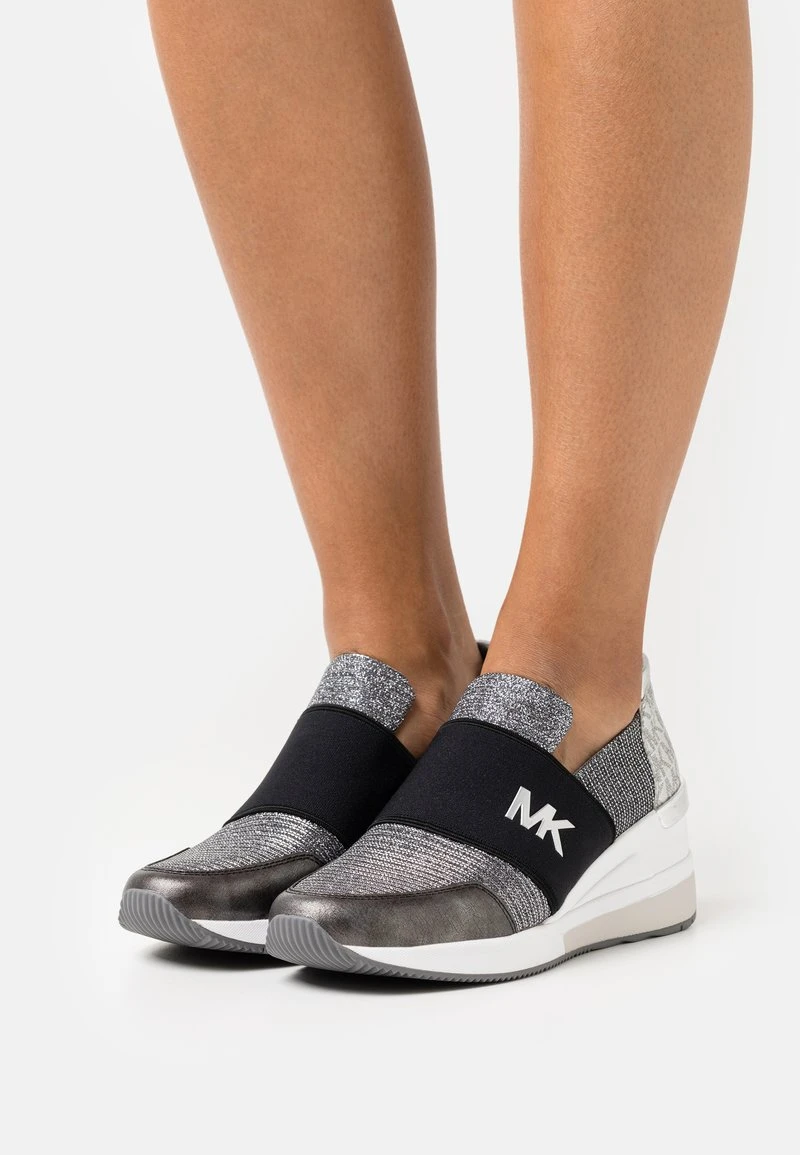 MICHAEL Michael Kors Damen FELIX TRAINER - Sneaker Low - Anthracite 3 MICHAEL Michael Kors Damen FELIX TRAINER - Sneaker Low - Anthracite