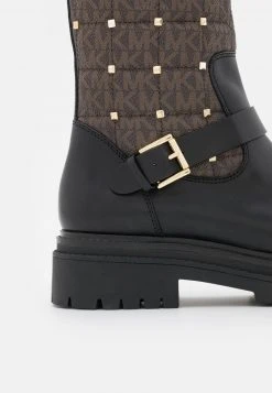 MICHAEL Michael Kors Damen LAYTON BOOTIE - Cowboy-/Bikerboot - Black/brown -MICHAEL Michael Kors Geschäft 79bcc9e5dd494231a461e10683e2e0f4