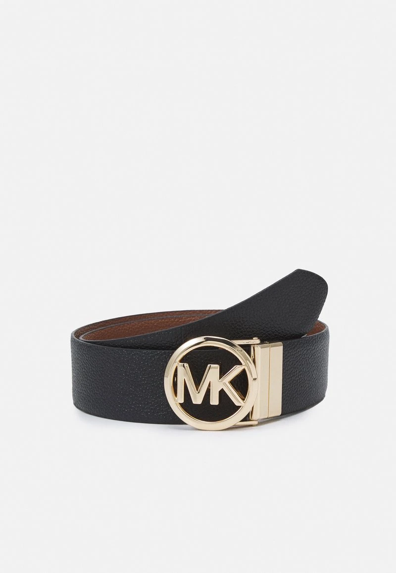 MICHAEL Michael Kors Damen REVERSIBLE BELT - Gürtel - Black/luggage/gold-coloured 4 MICHAEL Michael Kors Damen REVERSIBLE BELT - Gürtel - Black/luggage/gold-coloured – Bild 2
