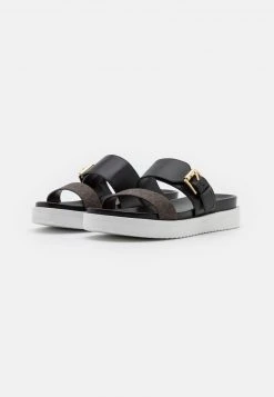 MICHAEL Michael Kors Damen BO SLIDE - Pantolette Flach - Black -MICHAEL Michael Kors Geschäft 7a7ae8786ca144cc8008b6f33b98db56