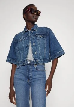 MICHAEL Michael Kors Damen Jeansjacke - Indigo -MICHAEL Michael Kors Geschäft 7a9a038cafaf4734825dfa6c9c289580