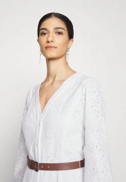 MICHAEL Michael Kors Damen PALM EYELET KATE DRESS - Blusenkleid - White 12 MICHAEL Michael Kors Damen PALM EYELET KATE DRESS - Blusenkleid - White -MICHAEL Michael Kors Geschäft 7bfb696f210d4d1db67f3dc9bec36eda