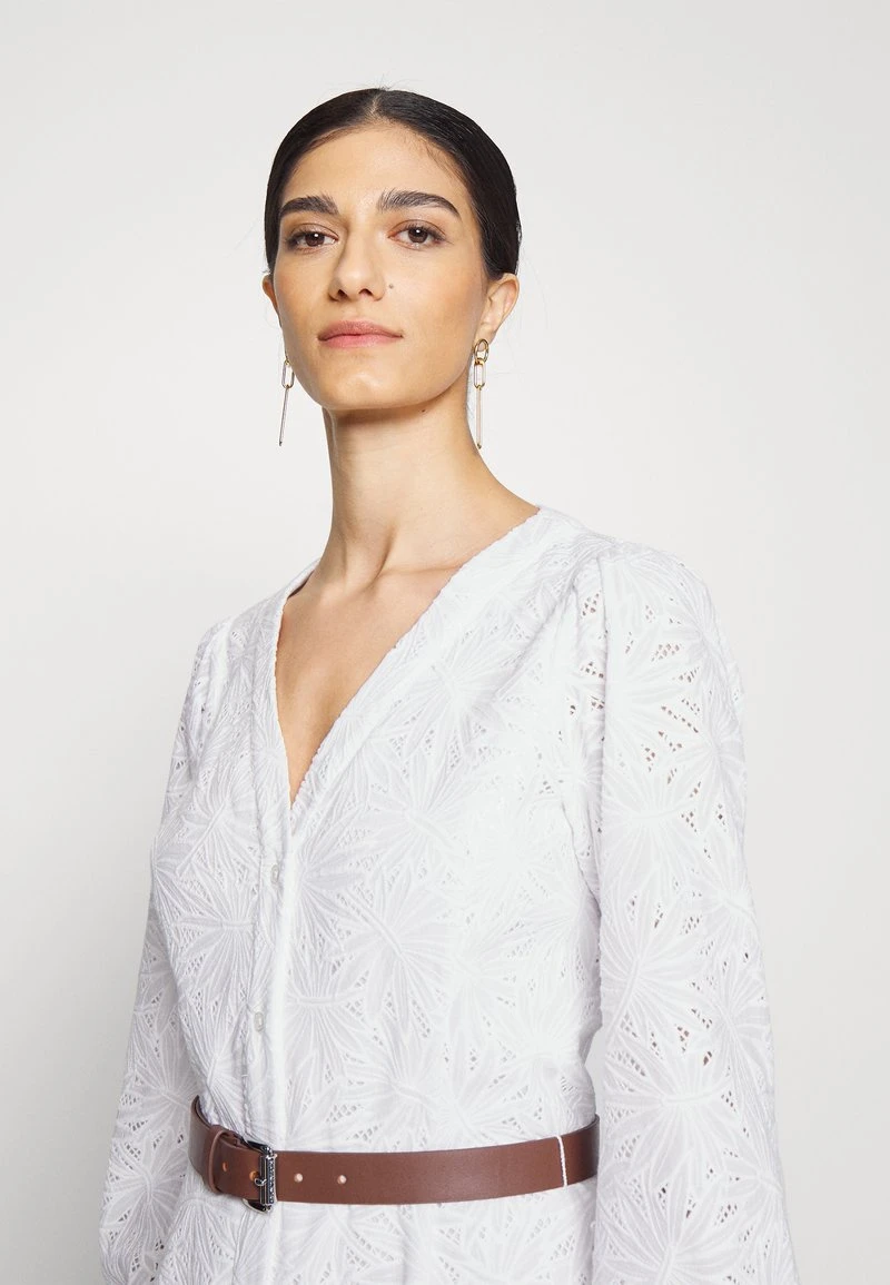 MICHAEL Michael Kors Damen PALM EYELET KATE DRESS - Blusenkleid - White 6 MICHAEL Michael Kors Damen PALM EYELET KATE DRESS - Blusenkleid - White – Bild 4