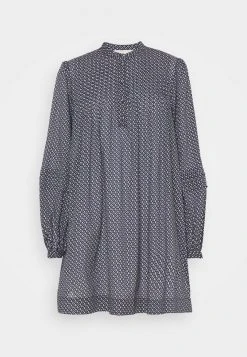 MICHAEL Michael Kors Damen LAWN - Blusenkleid - Blue -MICHAEL Michael Kors Geschäft 7d1d45924bbd455ea0f74f0059ddef2a