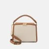 MICHAEL Michael Kors Damen KARLIE SATCHEL - Handtasche - Natural
