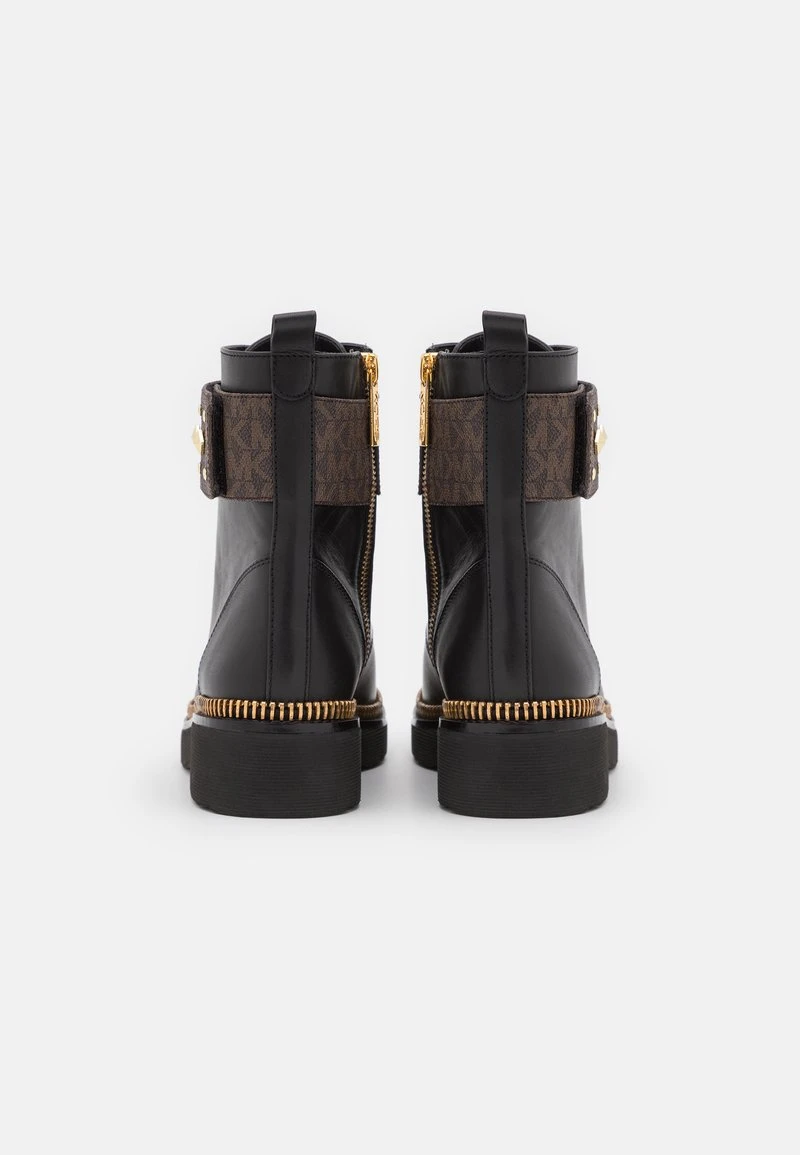 MICHAEL Michael Kors Damen HASKELL CUFF BOOTIE - Schnürstiefelette - Brown/black 6 MICHAEL Michael Kors Damen HASKELL CUFF BOOTIE - Schnürstiefelette - Brown/black – Bild 4