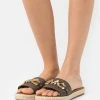 MICHAEL Michael Kors Damen IZZY SLIDE - Pantolette Flach - Brown/multicolor