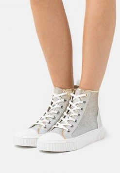 MICHAEL Michael Kors Damen GERTIE - Sneaker High - Silver/platingold