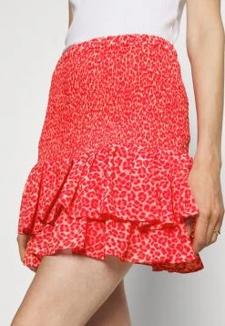 MICHAEL Michael Kors Damen CHEETAH MINI SKIRT - Minirock - Blush Pink -MICHAEL Michael Kors Geschäft 82c5c792be0d4909841a612c2c2eab4c