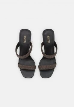 MICHAEL Michael Kors Damen CLARA - Pantolette Hoch - Brown -MICHAEL Michael Kors Geschäft 834942604add42299dd61103ac37b791