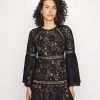 MICHAEL Michael Kors Damen BELL MINI DRESS - Cocktailkleid/festliches Kleid - Black -MICHAEL Michael Kors Geschäft 84f1826f375c4eaea8fa6d943b690290