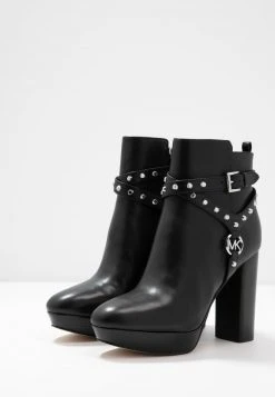 MICHAEL Michael Kors Damen PRESTON PLATFORM - High Heel Stiefelette - Black -MICHAEL Michael Kors Geschäft 860beea303944a77b2a99bed8a84a3d3