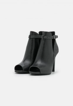 MICHAEL Michael Kors Damen LAWSON OPEN TOE - High Heel Stiefelette - Black -MICHAEL Michael Kors Geschäft 864cde2790b145f7bbef1da2aaac86d6